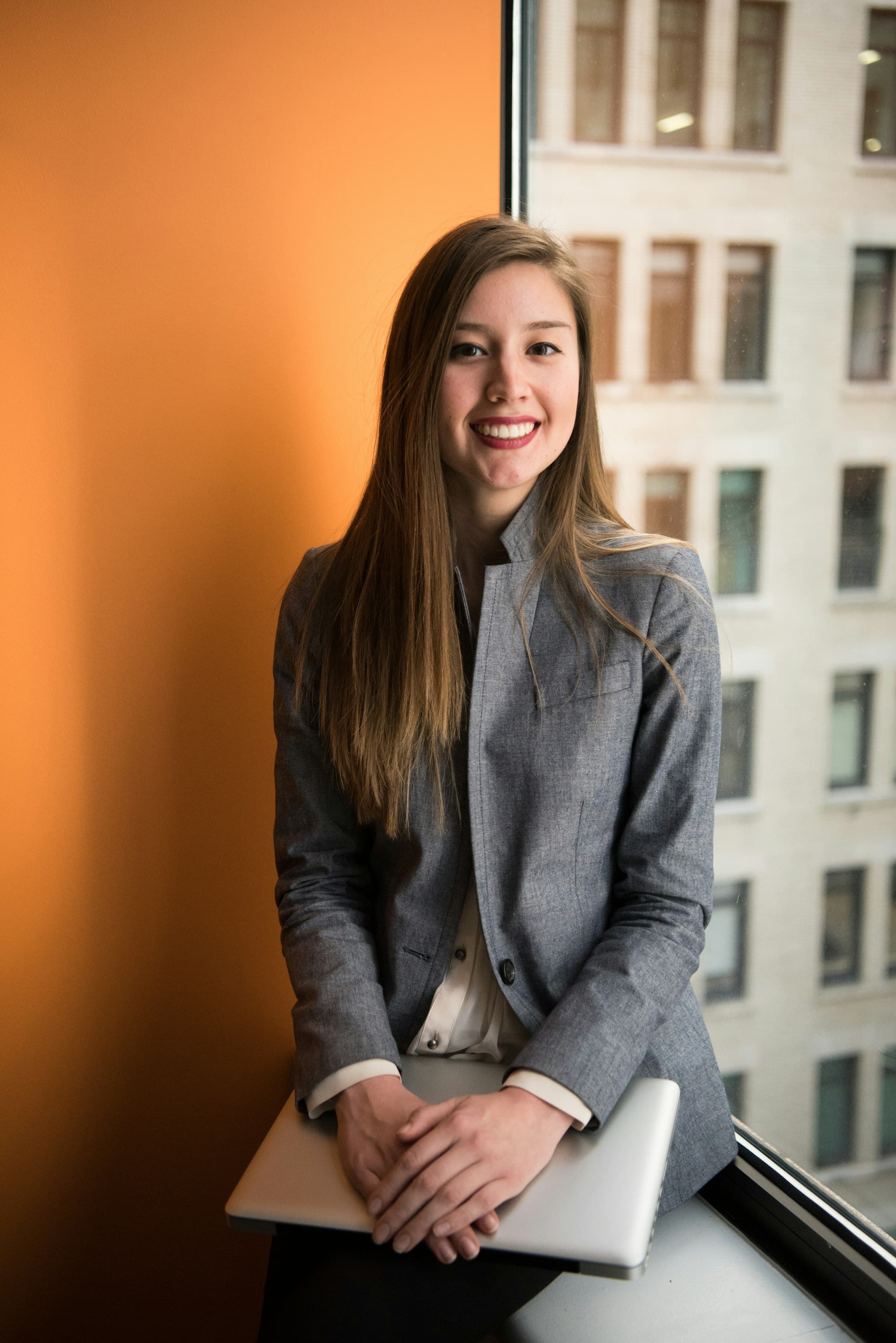 Portrait of a senior engineering executive in business attire